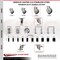 Service Caster 4 Inch 316SS Thermoplastic Rubber Swivel 1-3/8 Inch Stem Caster Lock Brake SCC SCC-SS316TTLEX20S414-TPRB-138 - alternate 4